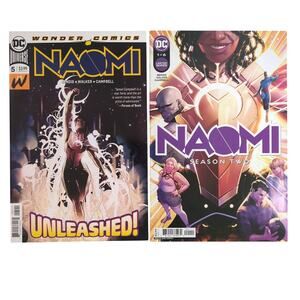 Naomi DC Comics Lot #5 2019 1st Costume Appearance & Season 2 #1 2022 NM Key